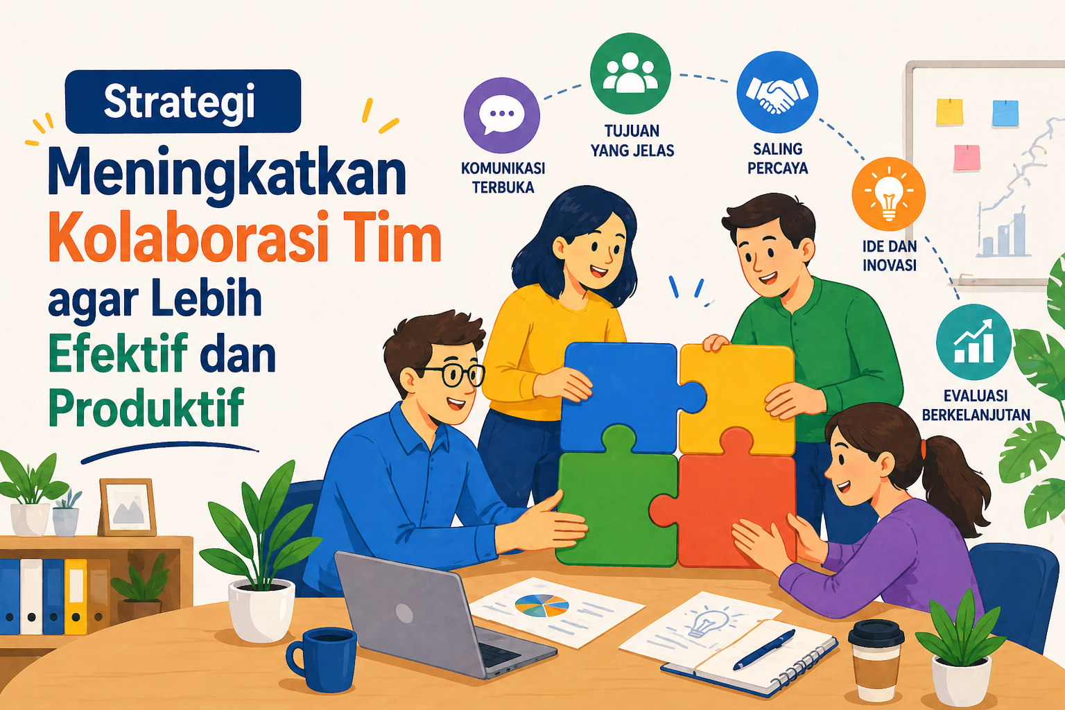 Strategi Meningkatkan Kolaborasi Tim agar Lebih Efektif dan Produktif