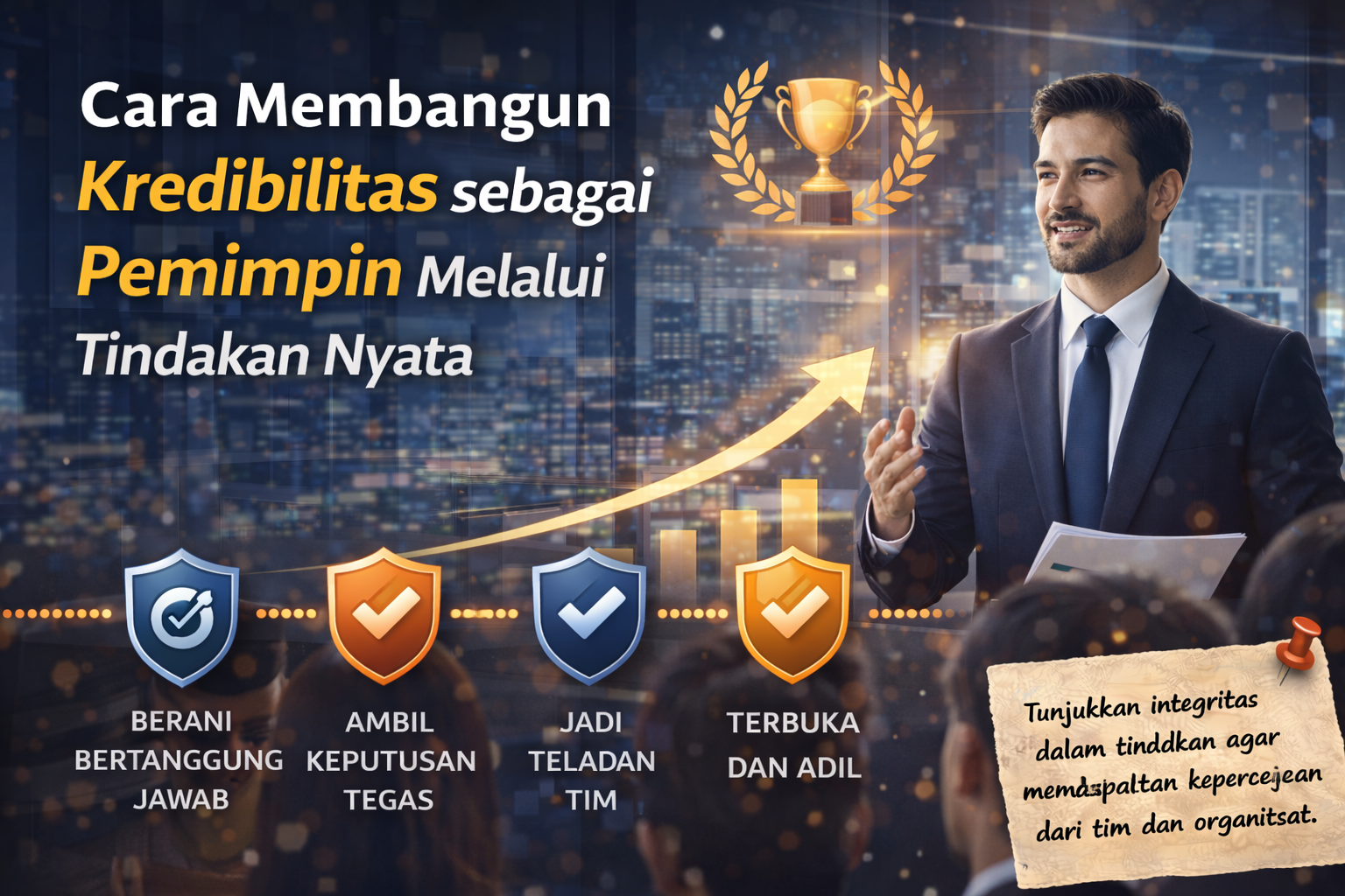 Cara Membangun Kredibilitas sebagai Pemimpin melalui Tindakan Nyata