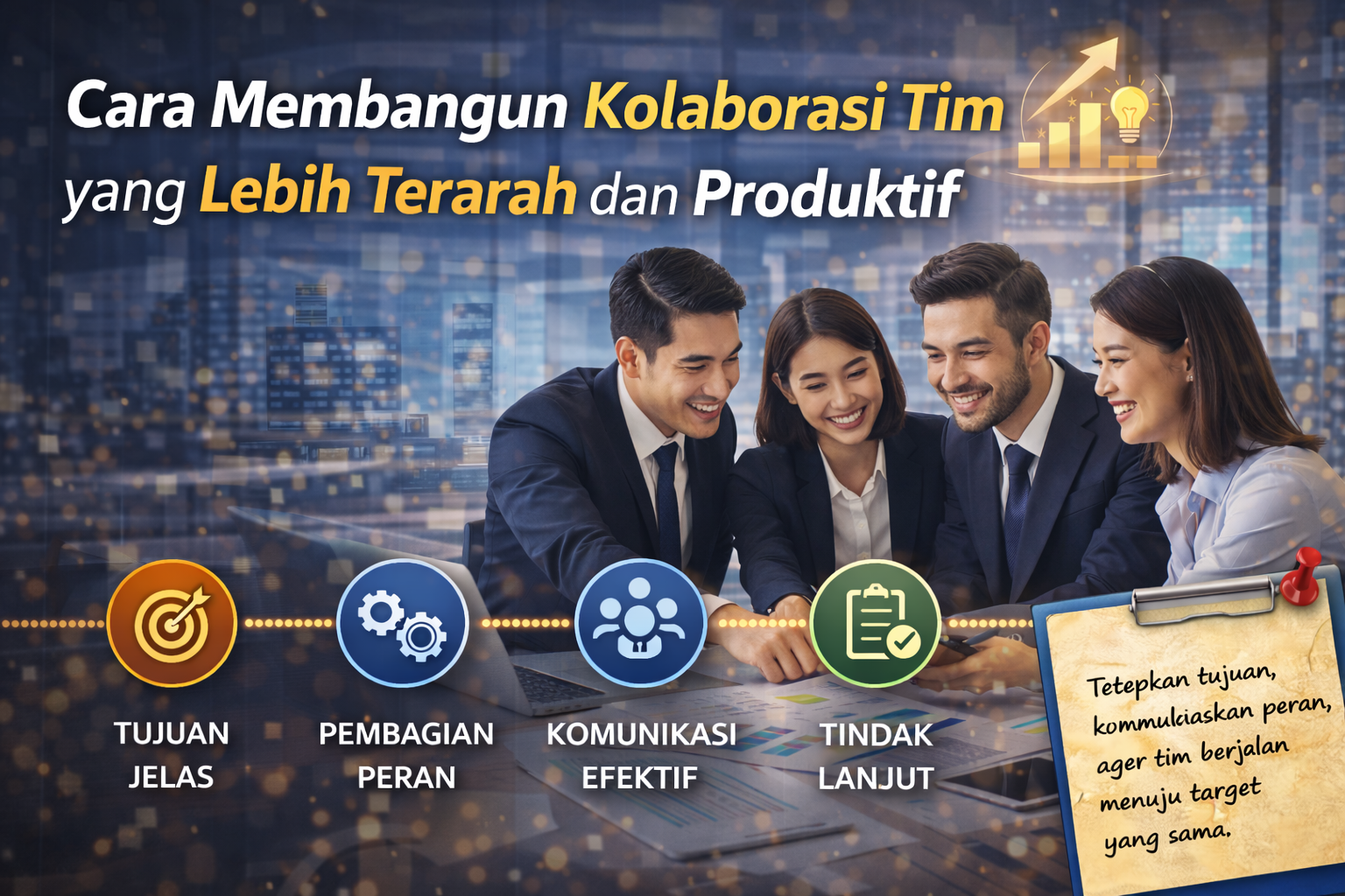 Cara Membangun Kolaborasi Tim yang Lebih Terarah dan Produktif