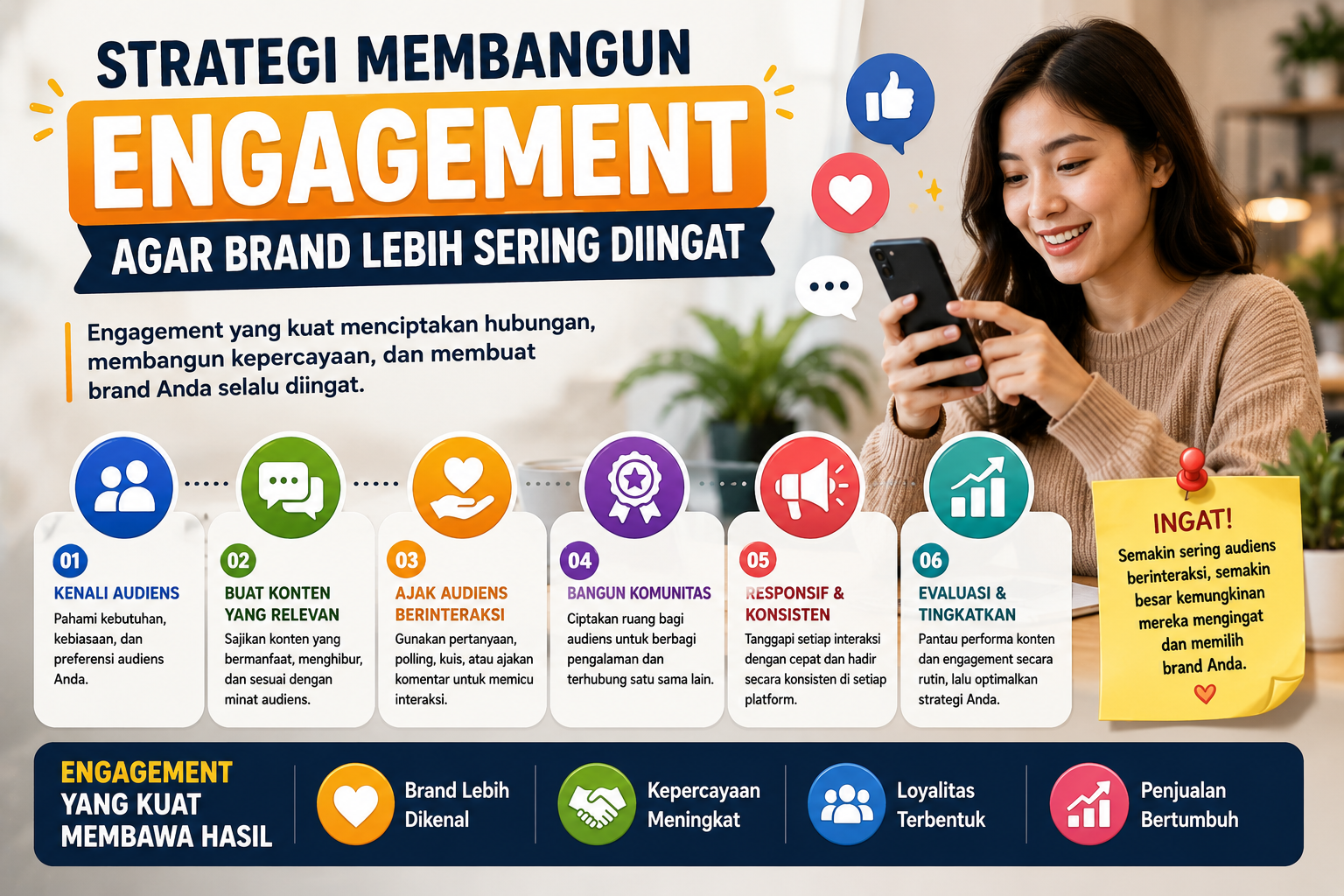 Strategi Membangun Engagement agar Brand Lebih Sering Diingat