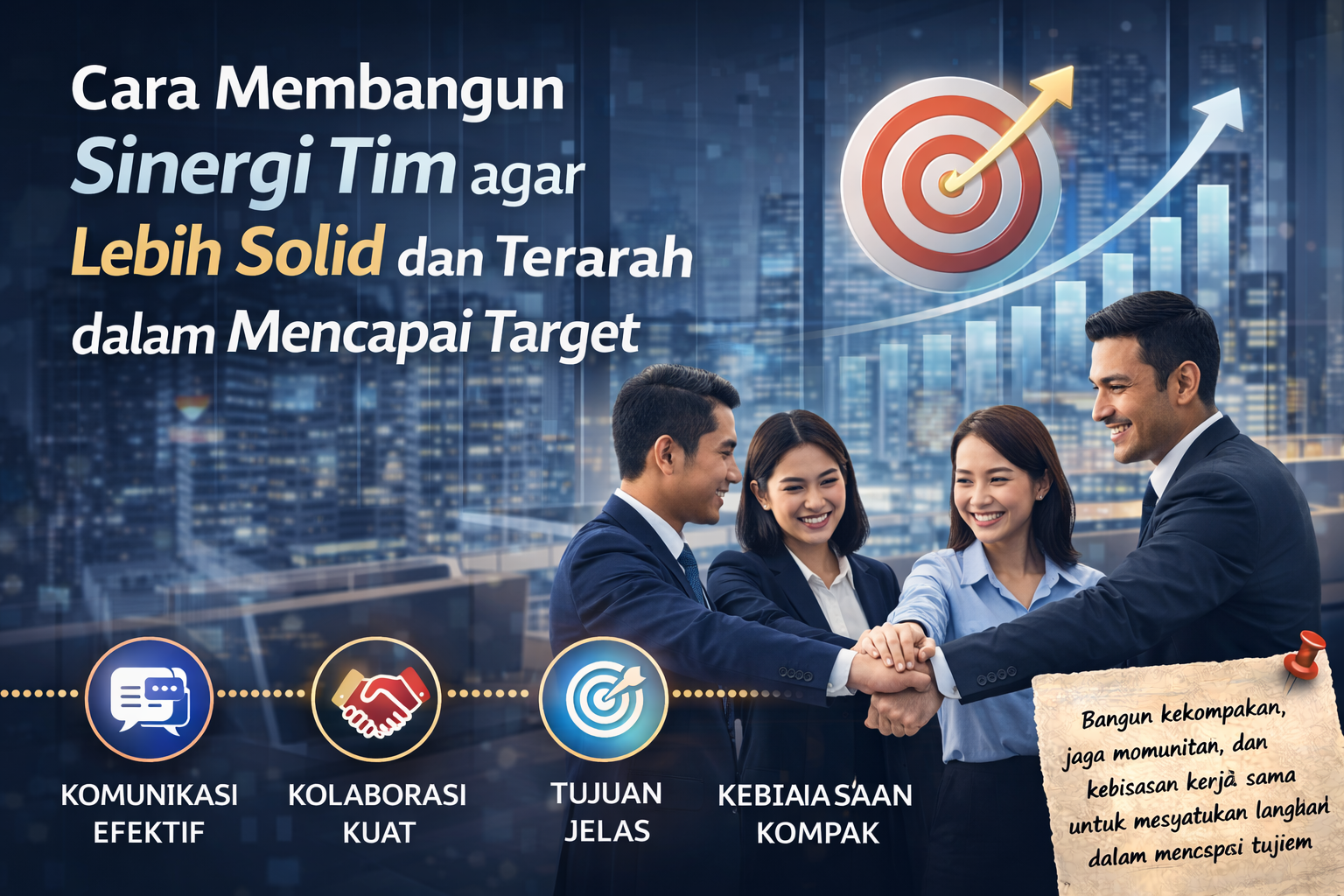 Cara Membangun Sinergi Tim agar Lebih Solid dan Terarah dalam Mencapai Target