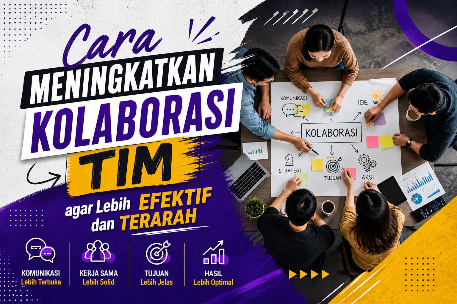 Cara Meningkatkan Kolaborasi Tim agar Lebih Efektif dan Terarah