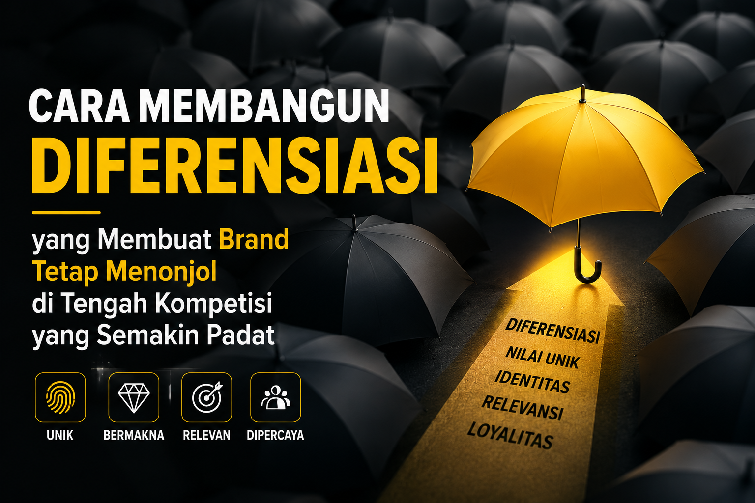 Cara Membangun Diferensiasi yang Membuat Brand Tetap Menonjol di Tengah Kompetisi yang Semakin Padat