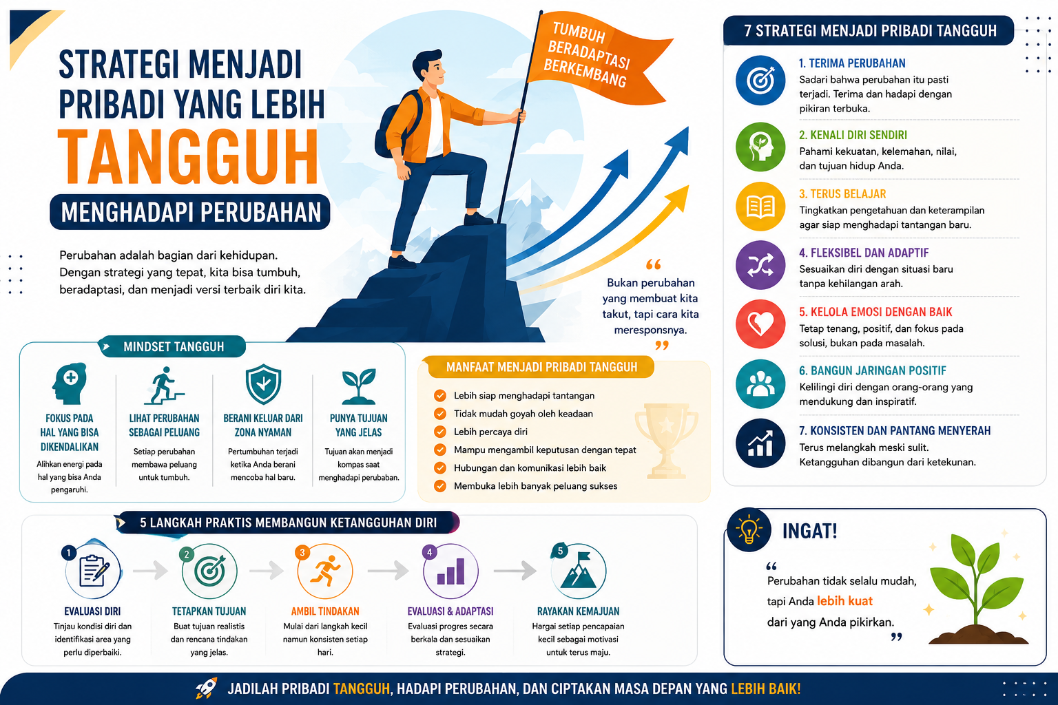 Strategi Menjadi Pribadi yang Lebih Tangguh Menghadapi Perubahan
