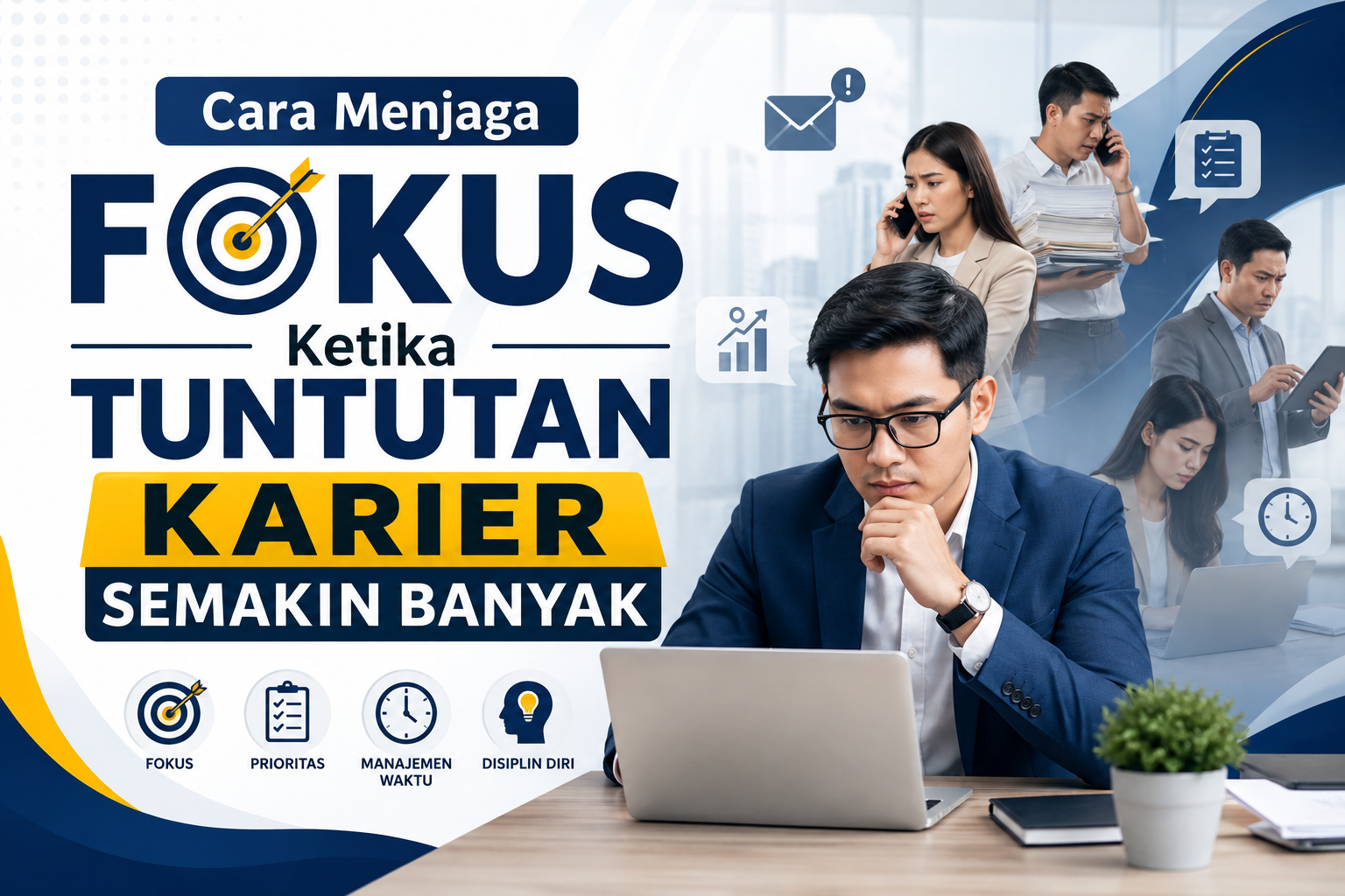 Menjaga Fokus Ketika Tuntutan Karier