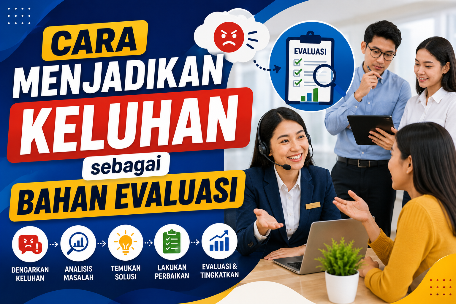 Cara Menjadikan Keluhan sebagai Bahan Evaluasi
