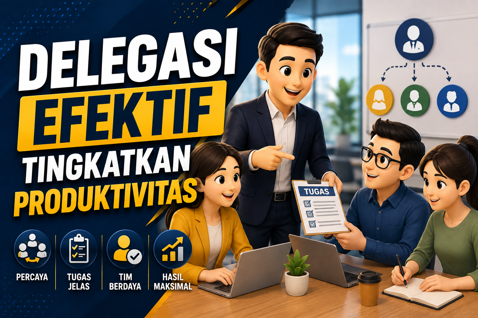 Delegasi Efektif Tingkatkan Produktivitas