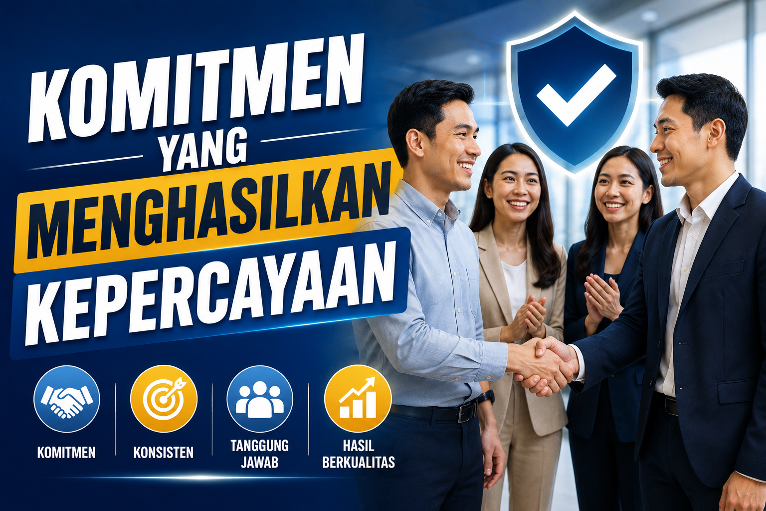Komitmen yang Menghasilkan Kepercayaan