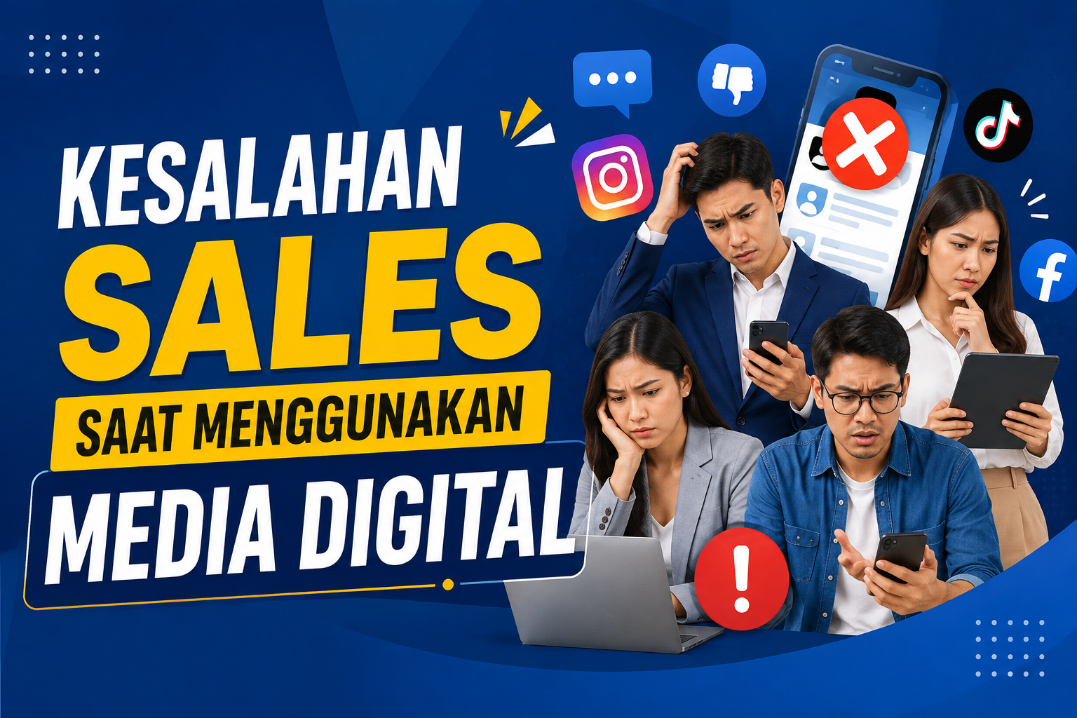 Kesalahan Sales Saat Menggunakan Media