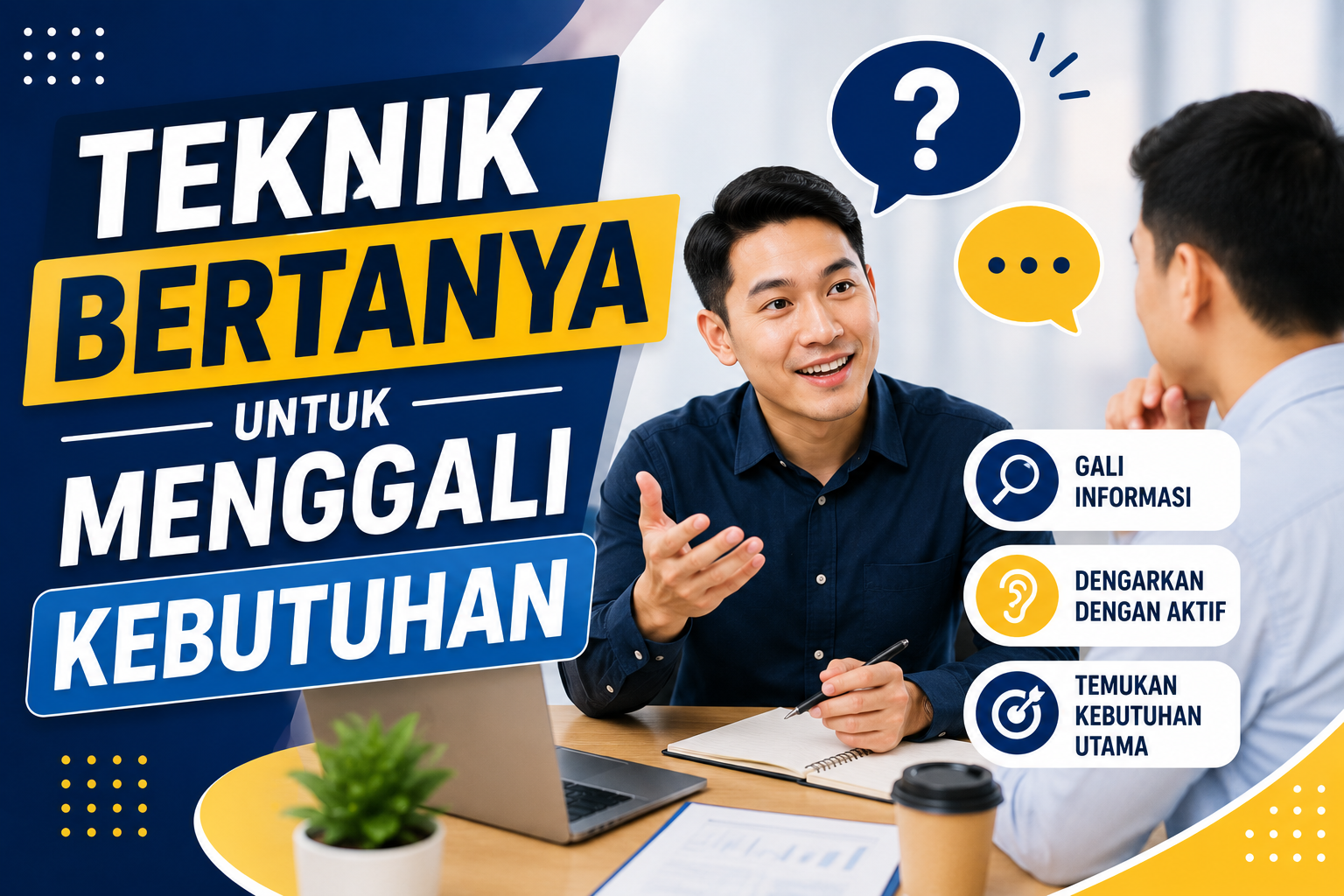 Teknik Bertanya untuk Menggali Kebutuhan