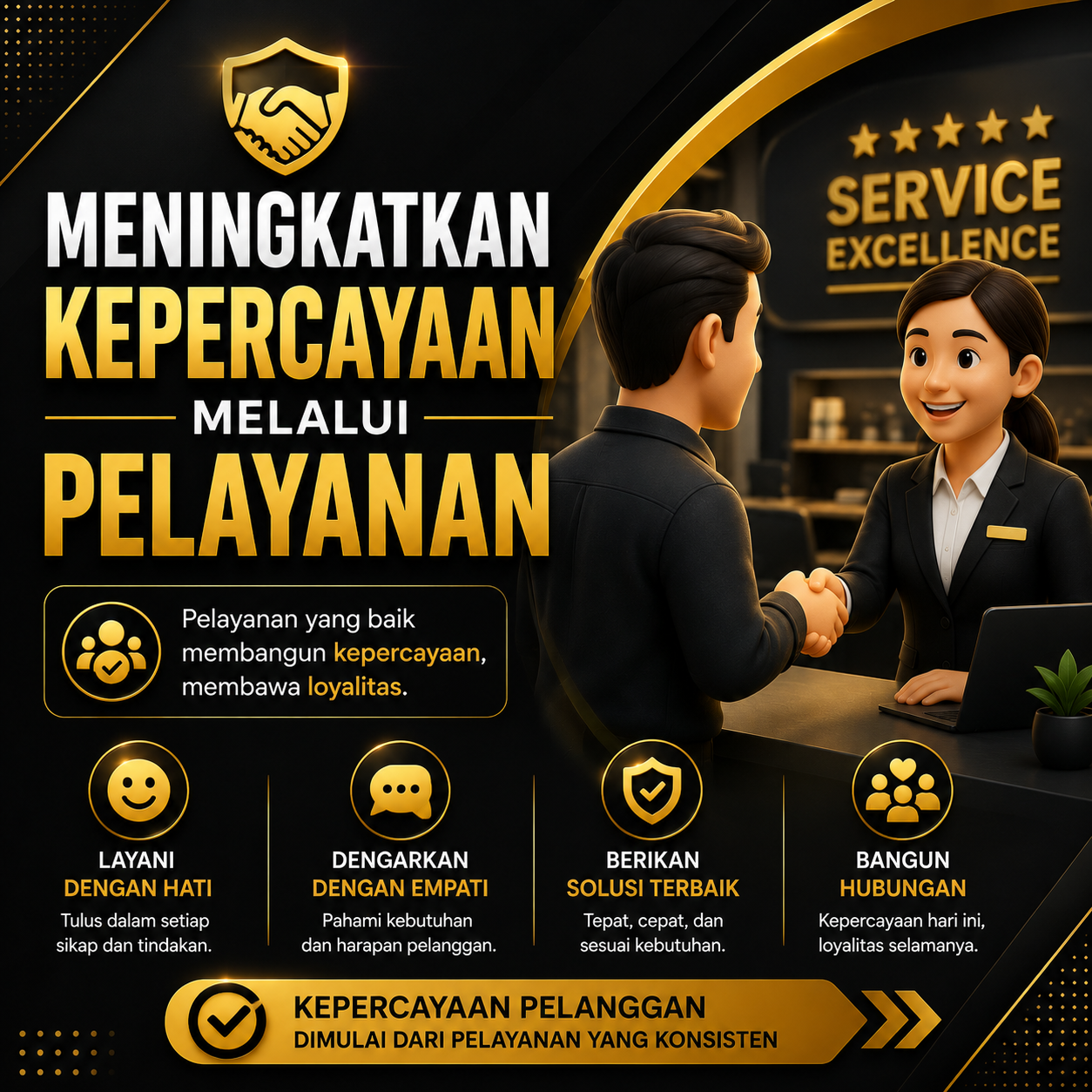 Meningkatkan Kepercayaan melalui Pelayanan