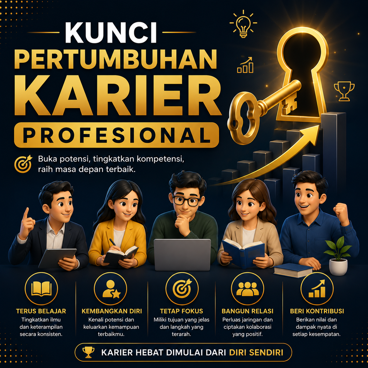 Kunci Pertumbuhan Karier Profesional