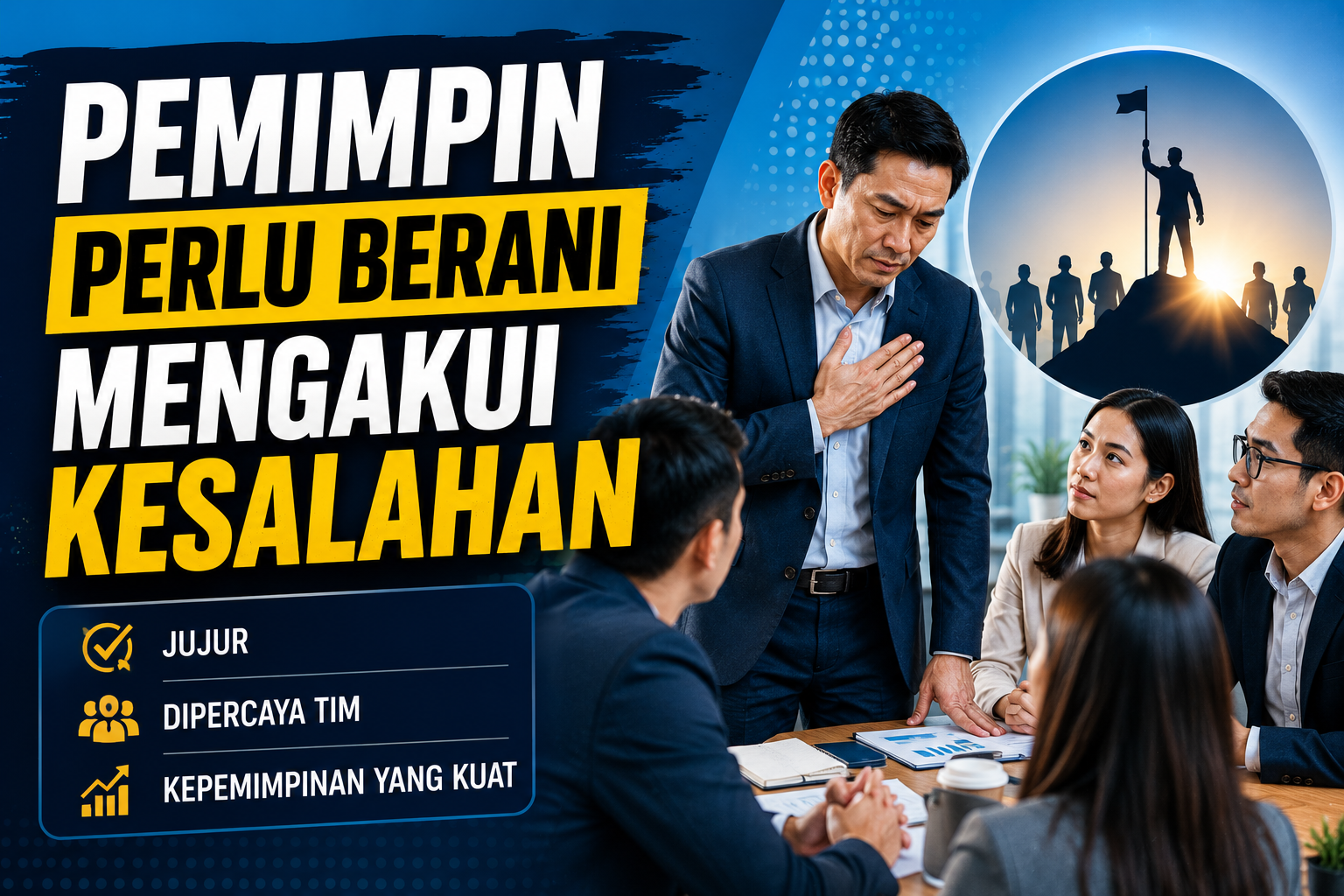 Pemimpin Perlu Berani Mengakui Kesalahan