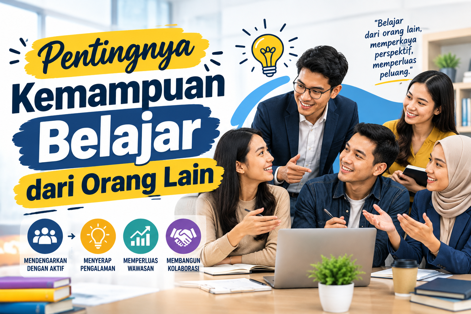 Pentingnya Kemampuan Belajar dari Orang Lain