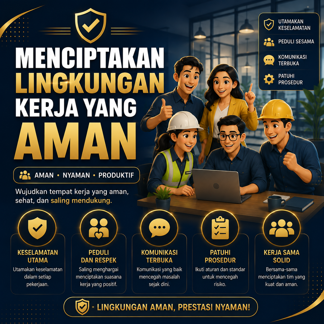 Menciptakan Lingkungan Kerja yang Aman