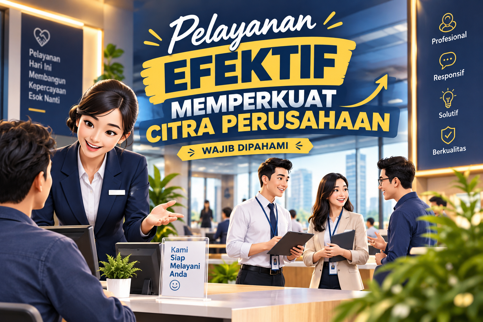 Pelayanan Efektif Memperkuat Citra Perusahaan