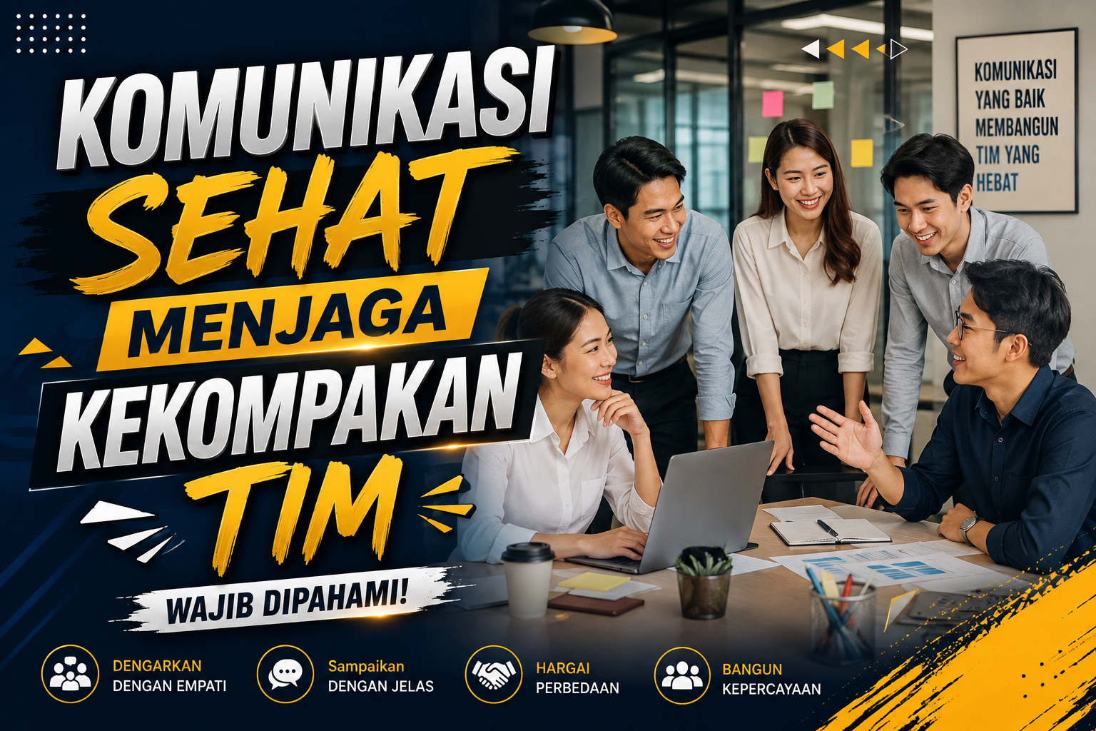 Komunikasi Sehat Menjaga Kekompakan Tim