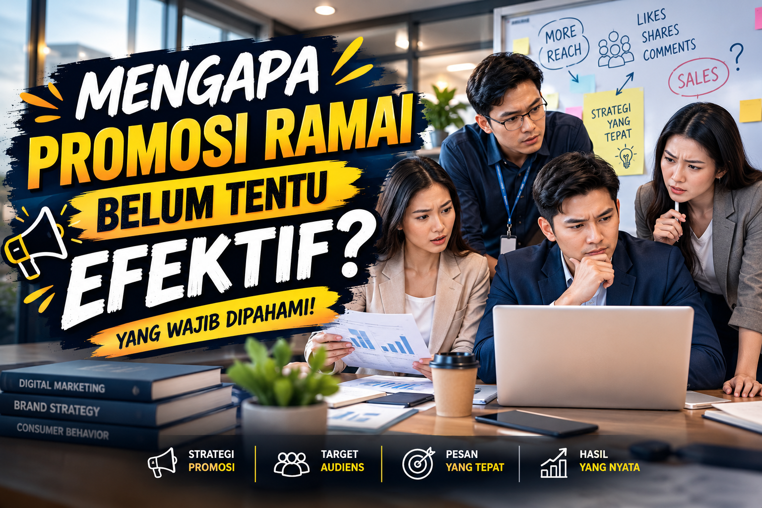 Mengapa Promosi Ramai Belum Tentu Efektif?