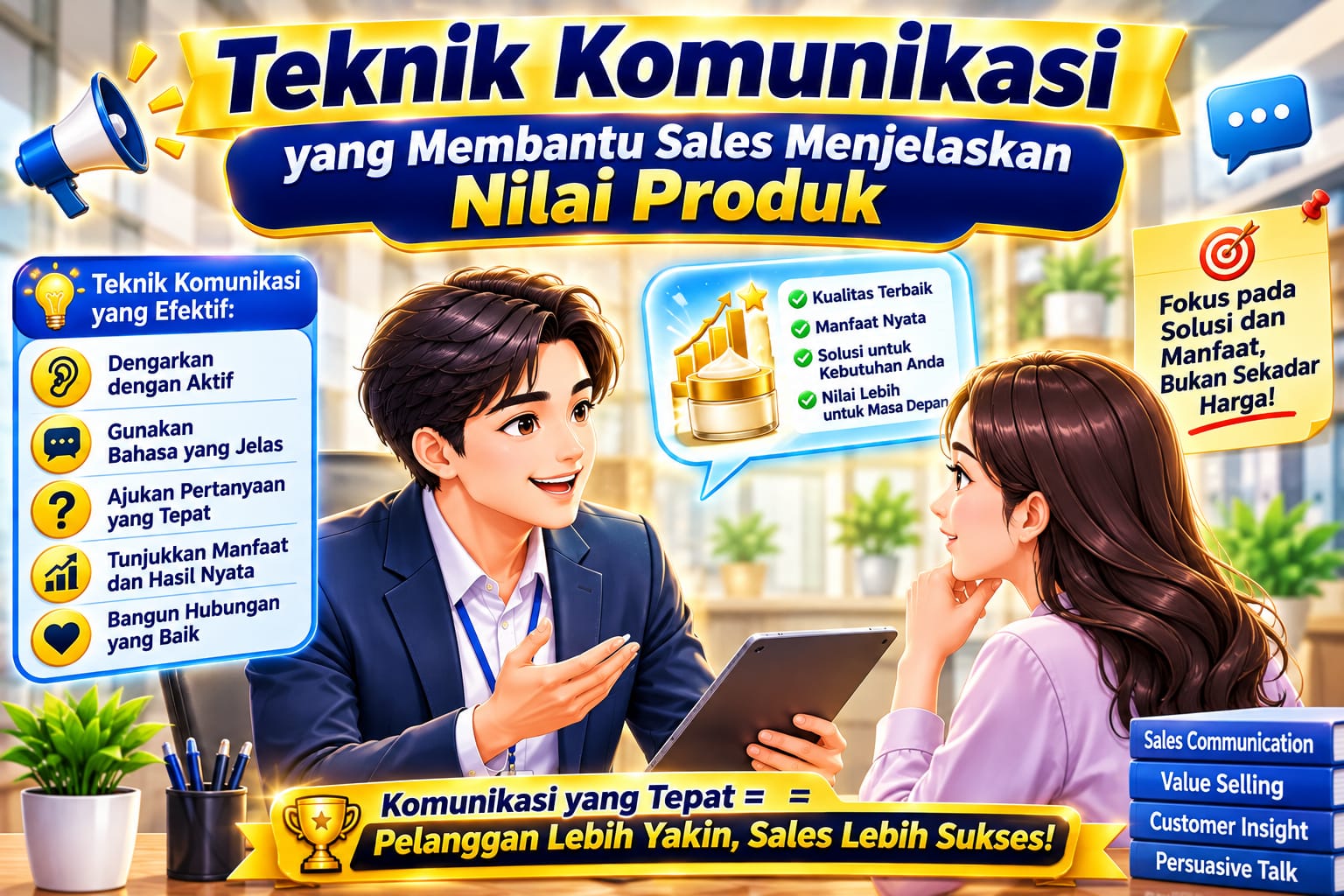 Teknik Komunikasi yang Membantu Sales