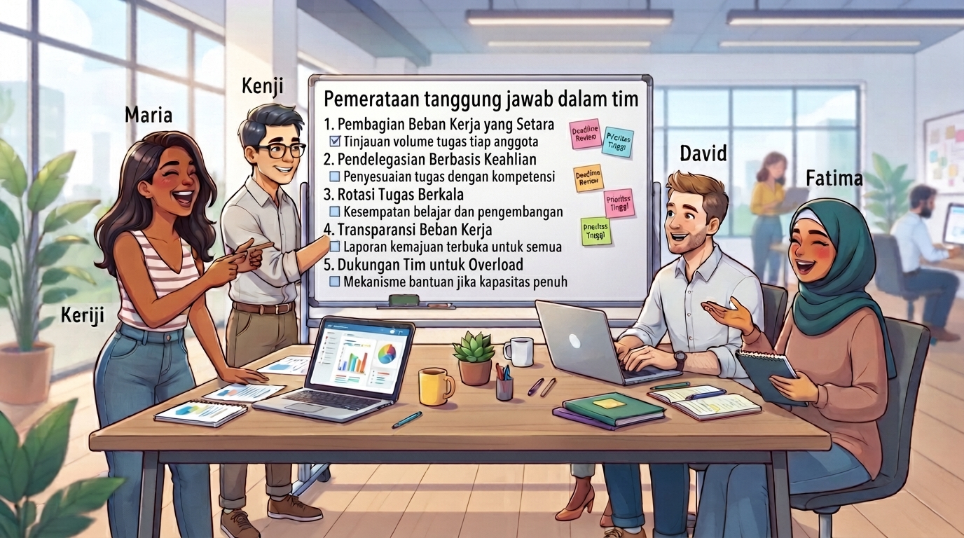 Pemerataan Tanggung Jawab dalam Tim