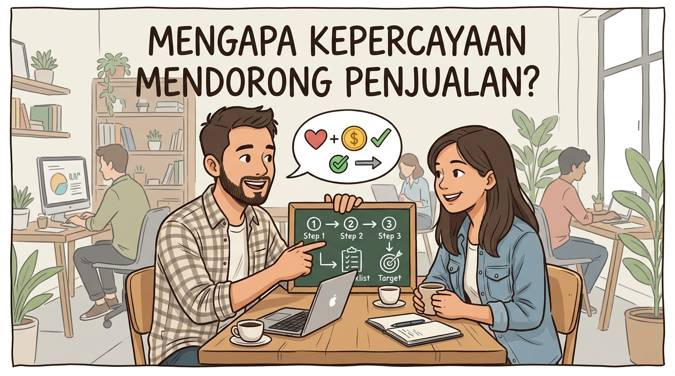 Mengapa kepercayaan mendorong penjualan?